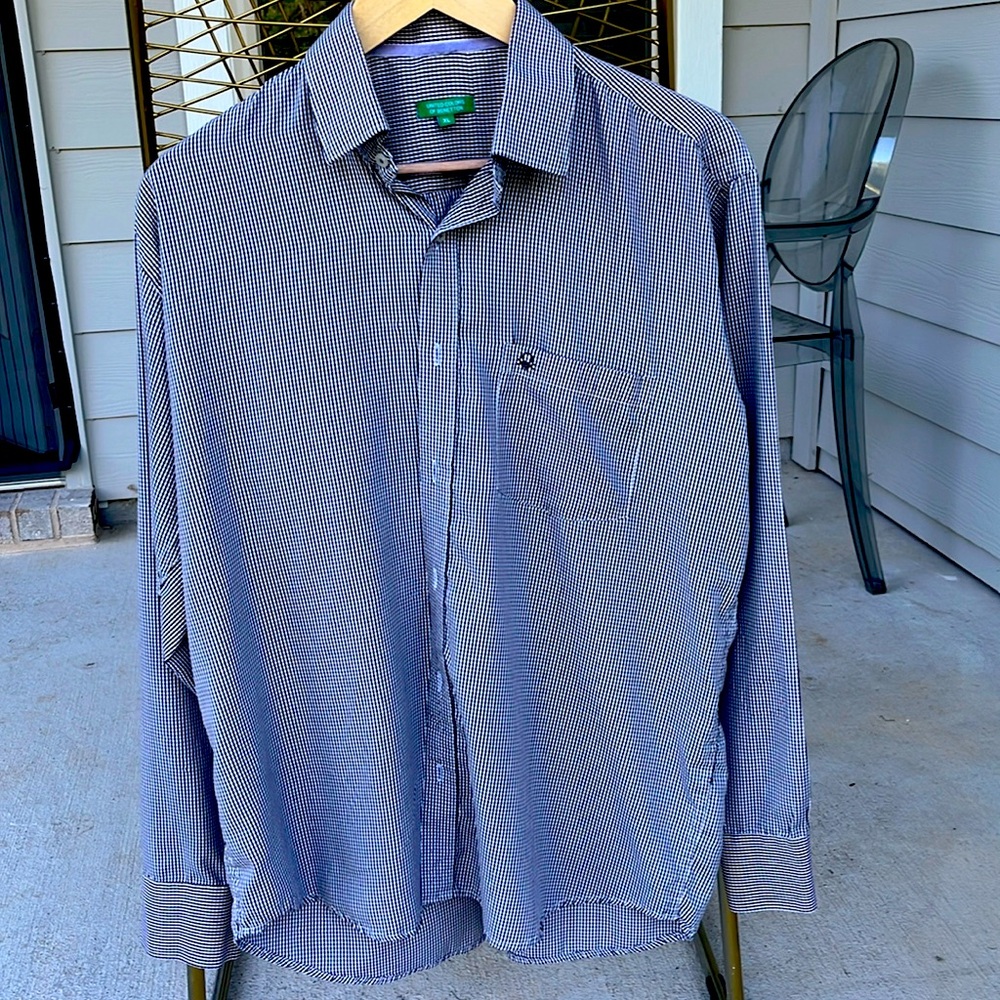 United Colors of Benetton Checked Button Up Shirt